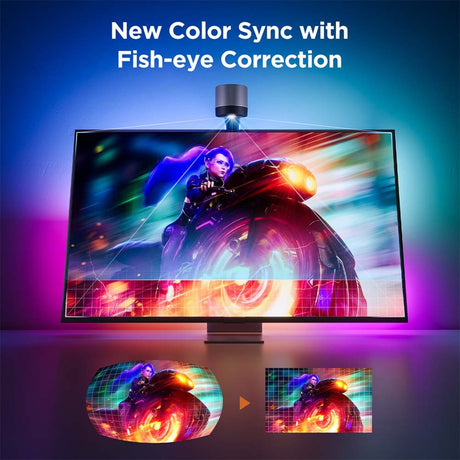 Materia di illuminazione per smart TV Govee - Retroilluminazione da 55-65 pollici 3s - Edizione Netflix