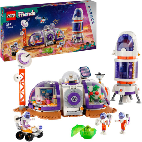 Lego Friends - Base spaziale su Marte e giocattolo per la costruzione di razzi (42605)