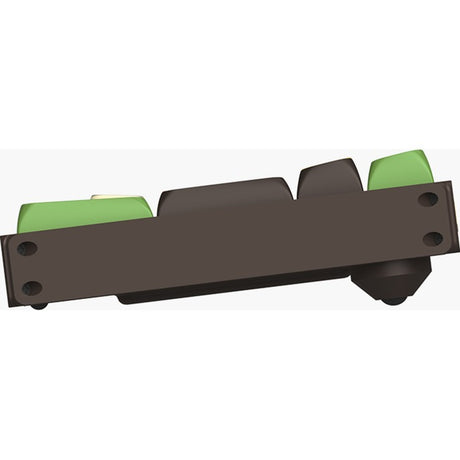 Tastiera meccanica wireless Iqunix f97 happy ape (marrone, layout us (qwerty), gateron marrone, 96%, led rgb, sostituibile a caldo, pbt, 2.4ghz | bluetooth 5.1 | usb-c)