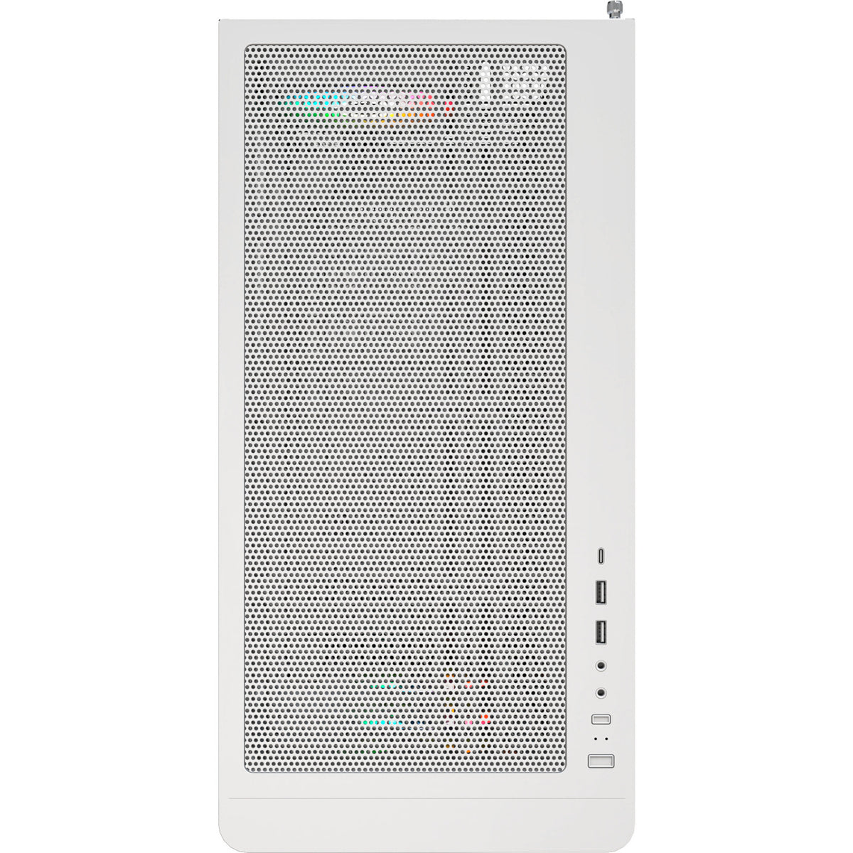 Custodia midi tower Montech xr in legno (bianco | 1x USB-A | 1x USB-C | RGB | finestra)