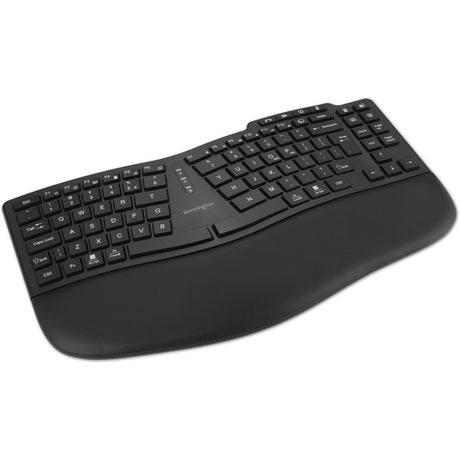 Tastiera ricaricabile Kensington pro fit ergo kb675 eq tkl (nera, layout eu (qwerty), membrana, 80% (tkl), bluetooth, 2,4 ghz)