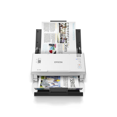 Scanner di alimentazione Epson workforce ds-410 (bianco nero, USB 2.0)