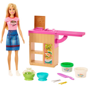 Set da gioco e bambola Barbie noodle bar