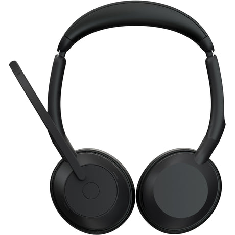 Jabra evolve2 55 - link390c ms stereo con base di ricarica auricolare on-ear (nero, stereo, microsoft team, usb-c, link380c)