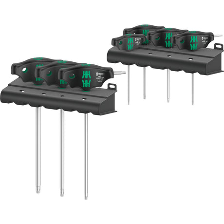 Wera 467 7 torx hf set 1 cacciavite Phillips + cremagliera, 7 pezzi (nero verde, con funzione di supporto)