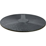 La piastra grill plancha del mulino a vento (nera, 75 cm)
