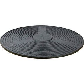 La piastra grill plancha del mulino a vento (nera, 75 cm)
