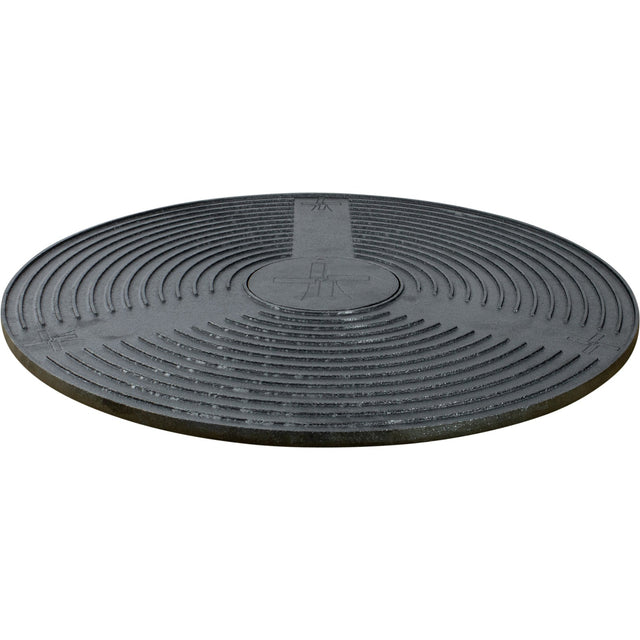 La piastra grill plancha del mulino a vento (nera, 75 cm)