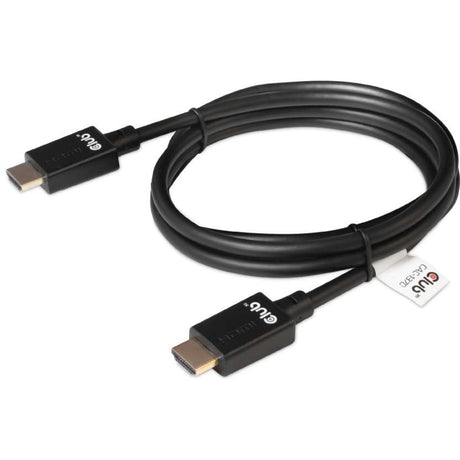 Cavo certificato Club 3D ultra veloce HDMI 2.1 maschio-maschio (nero, 1,5 metri, 4K 120Hz, 8K 60Hz, 48 Gbps)