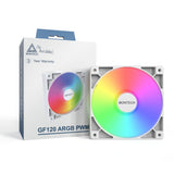 Ventola per case Montech gf120 argb pwm (bianca, 120 x 120 x 25 mm)