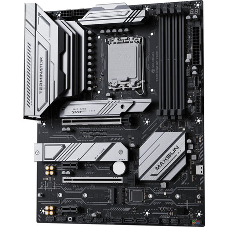 Scheda madre Maxsun MS-Terminator Z890-A Socket 1851 (nera, RAID, 2,5 GB-LAN, audio, ATX)