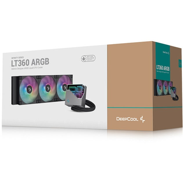 Raffreddamento ad acqua Deepcool LT360 Arb (nero, connettore ventola PWM a 4 pin)