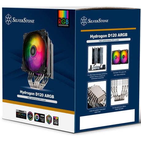 Dissipatore per CPU Silverstone sst-hyd120-argb-v2