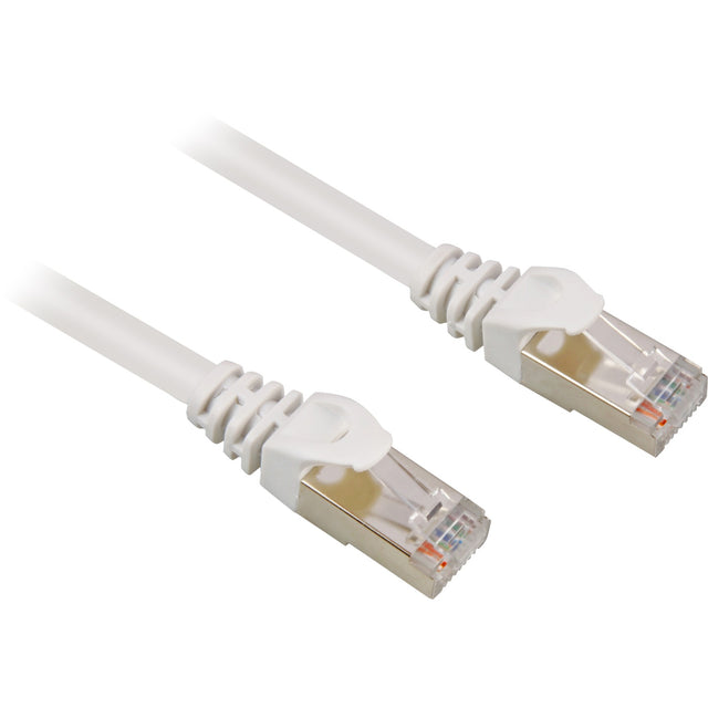 Cavo di rete Sharkoon SFTP, RJ-45 con Cat.6 (bianco, 15 metri)