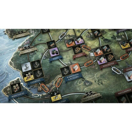 Asmodee brass: gioco da tavolo lancashire (inglese, 2 - 4 giocatori, 120 - 180 minuti, da 14 anni)