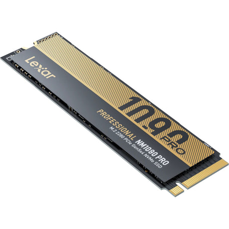 SSD Lexar nm1090 pro da 2 TB (oro nero, m.2 2280, pcie gen 5x4)