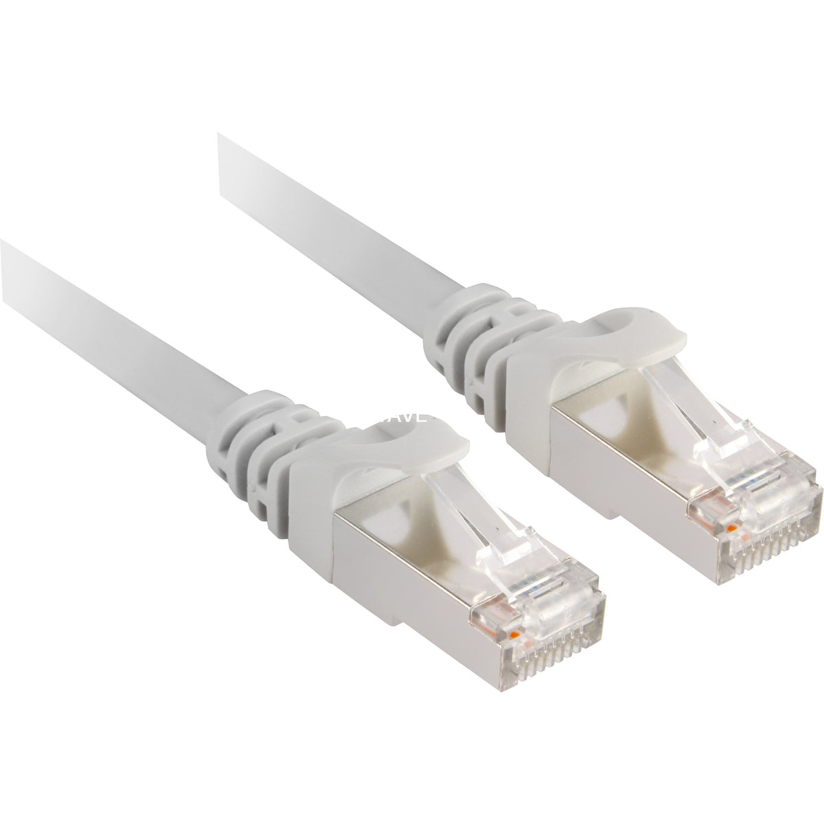 Cavo di rete Sharkoon SFTP, RJ-45 con Cat.6 (grigio, 2 metri)
