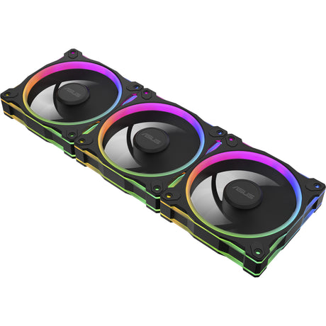 Ventola Asus prime mr120 argb - ventole per case in confezione tripla (nero, 3 pezzi, 120 x 120 x 28 mm, 3 pezzi)