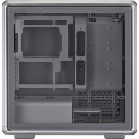 Custodia midi tower Cooler master masterframe 600 (argento | 2x USB-A | 1x USB-C | vetro temperato)