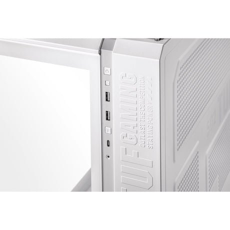 Custodia midi tower Asus tuf gaming gt502 (bianco | 2x usb-a | 1x usb-c | vetro temperato)