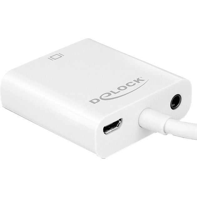 Delock Adattatore micro HDMI a VGA (bianco)