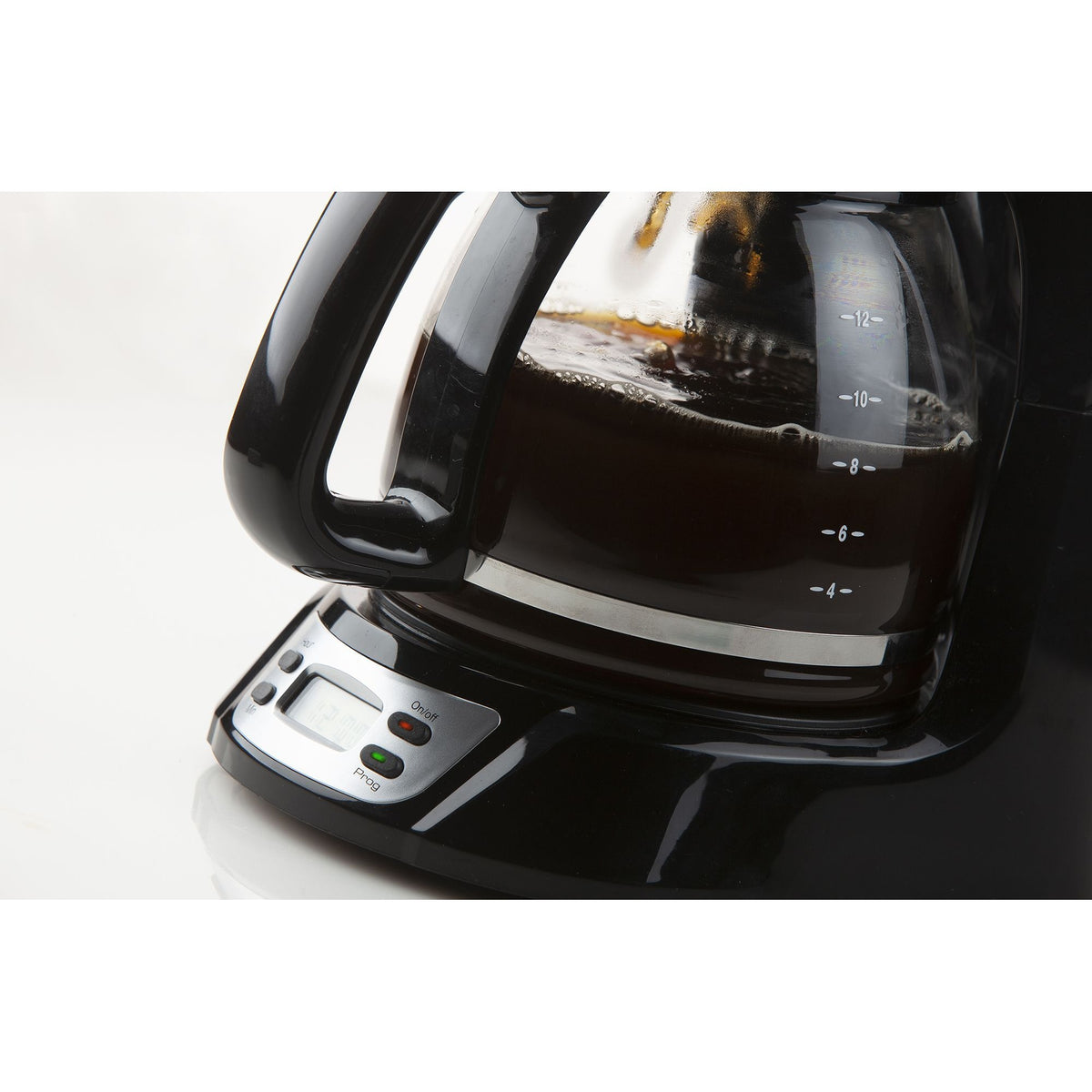 Caffettiera Domo con timer e display macchina per caffè filtro do708k (nera, 1,5 litri)