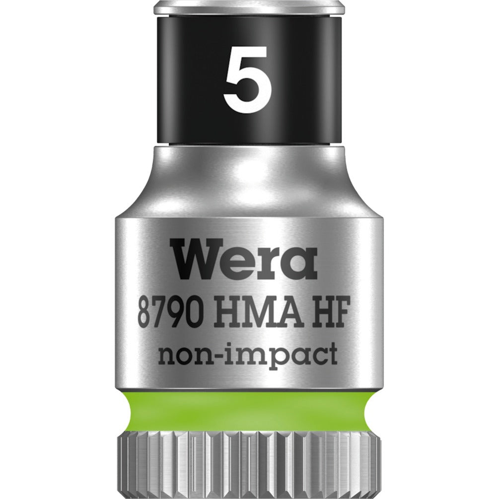 Cintura Wera a 1 set di chiavi a bussola zyklop (nero, 10 pezzi, con funzione di tenuta, con 1 4 -drive)
