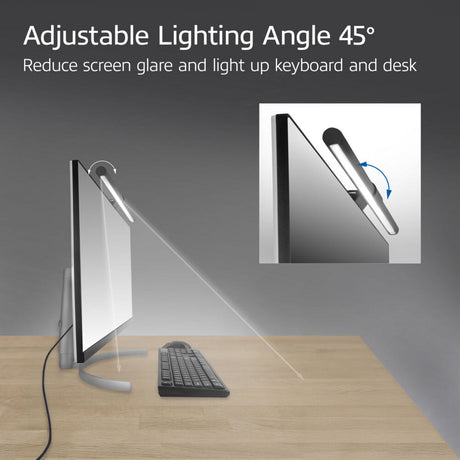 Act connettività monitor dimmerabile Barra luminosa a LED Barra LED (nera, alimentata tramite USB, 3000k-6500k)