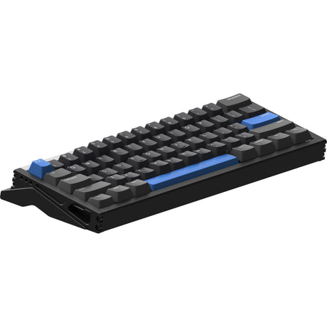 Tastiera da gioco Iqunix ez60 con interruttore magnetico (nera, layout americano (qwerty), gateron magnetic jade gaming, 60%, rgb, copritasti pbt double shot)