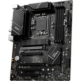 Scheda madre MSI Pro B760-P WiFi DDR4 Socket 1700 (RAID, 2,5 GB-LAN, WiFi, BT, audio, ATX)