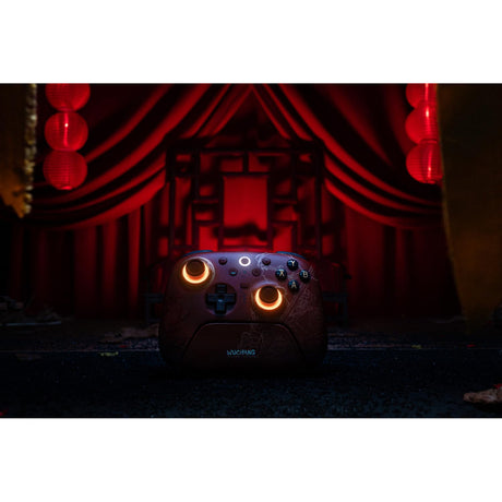 Controller wireless 8bitdo Ultimate 2 - Wuchang: piume cadute (rosso scuro, bluetooth 2,4 GHz, USB, PC)