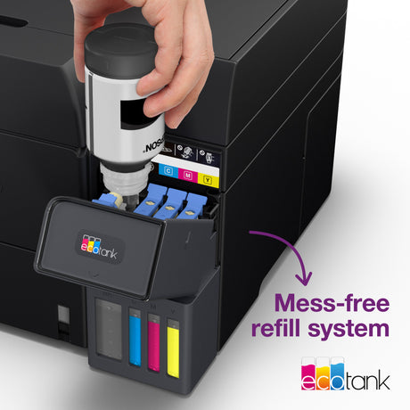 Stampante a getto d'inchiostro all-in-one Epson ecotank et-4950 (nero, fax, scansione, copia, WiFi, inclusi fino a 3 anni di inchiostro)