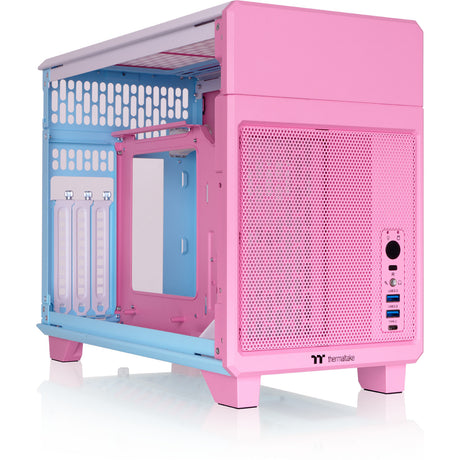 Custodia mini tower Thermaltake tr100 bubble pink (rosa | 2x USB-A | 1x USB-C)