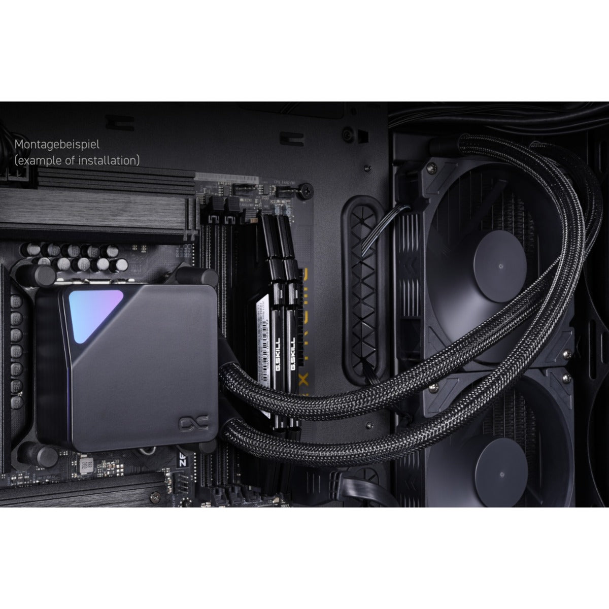 Alphacool core ocean t38 360 raffreddamento ad acqua (nero)