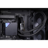 Alphacool core ocean t38 360 raffreddamento ad acqua (nero)
