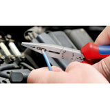 Pinza per cablaggio Knipex bonderizzata nera con rivestimento in plastica 160 mm - 1301160