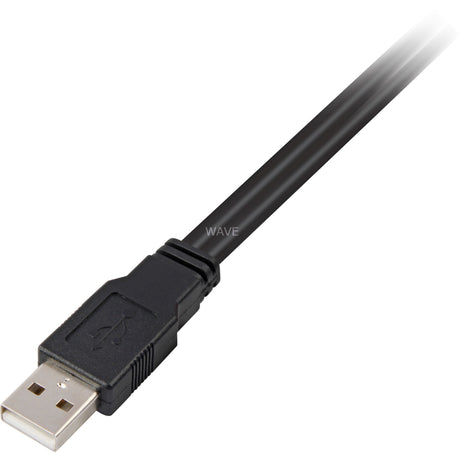 Delock Cavo a Y 2x USB-A 2.0 maschio > 1 x cavo splitter USB-A 2.0 femmina (nero rosso, 0,2 metri)