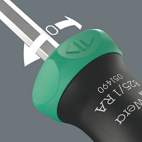 Wera Kraftform kompakt 27 ra 1, set di punte da 6 pezzi (nero verde)