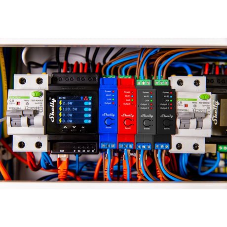 Relè Shelly pro 16:00 (4 canali, WiFi, LAN, Bluetooth)