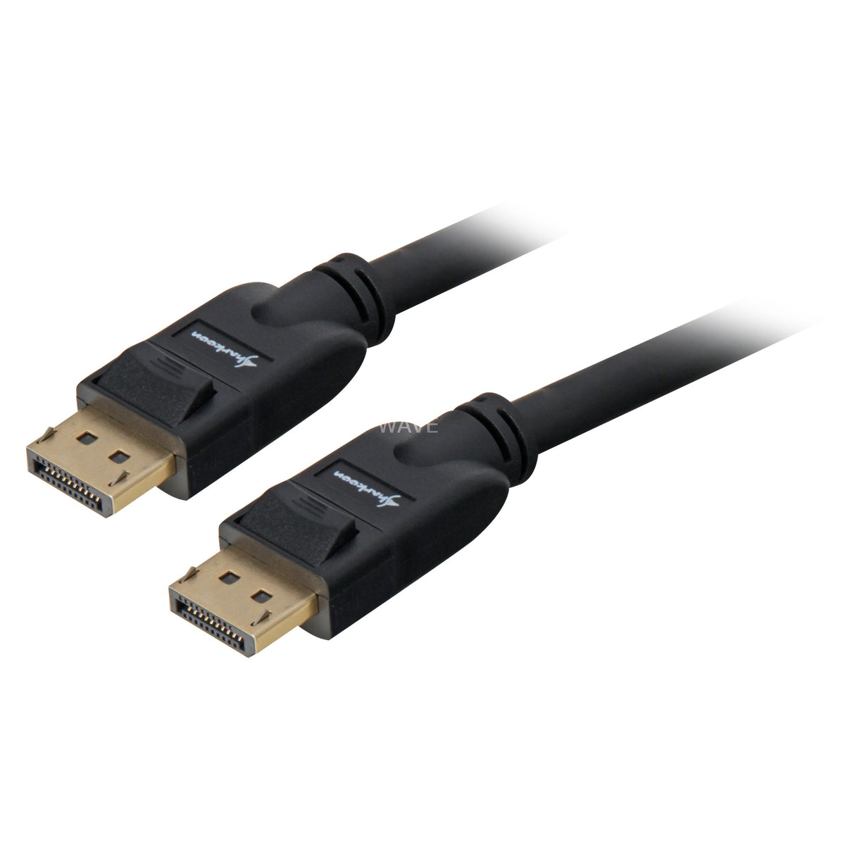 Cavo Sharkoon displayport 1.3 (nero, 2 metri, 4k)