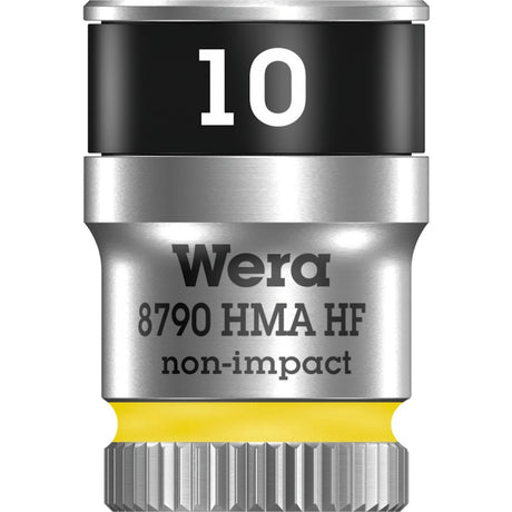 Cintura Wera a 1 set di chiavi a bussola zyklop (nero, 10 pezzi, con funzione di tenuta, con 1 4 -drive)