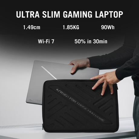 Laptop da gioco Asus rog zephyrus g16 gu605cm-qr026w 16 (grigio scuro | ultra 9 285h | rtx 5060 | 16 GB | SSD da 1 TB)