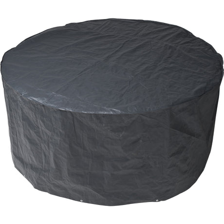 Copertura per mobili da giardino Nature per tavolo rotondo e copertura per sedie (grigio, 6030601)