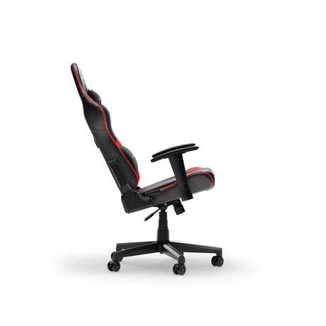 Dxracer principe l sedia da gioco in pelle pvc nero rosso (nero rosso)