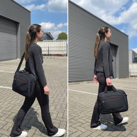 Borsa a tracolla Act Connectivity suburb per laptop fino a 15,6 borsa per laptop (nera)