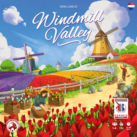 Asmodee board dice windmill Valley - Gioco da tavolo olandese per 1-4 giocatori