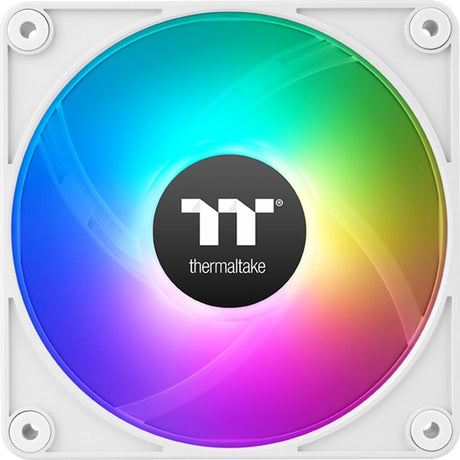Thermaltake ct120 ex reverse argb sync ventola di raffreddamento per PC neve (pacchetto da 3 ventole) ventole per case (bianco, 3 pezzi, 120 x 120 x 25 mm, pwm)