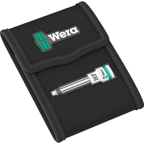 Wera 8767 a torx® hf 1 set di bussole zyklop chiave a bussola torx (nero argento, 4 pezzi, con funzione di supporto, 1 4 -drive)