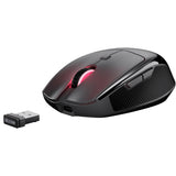 Mouse Sharkoon officepal m25w (nero, 400 - 4000 dpi, rgb, usb 2,4 ghz)