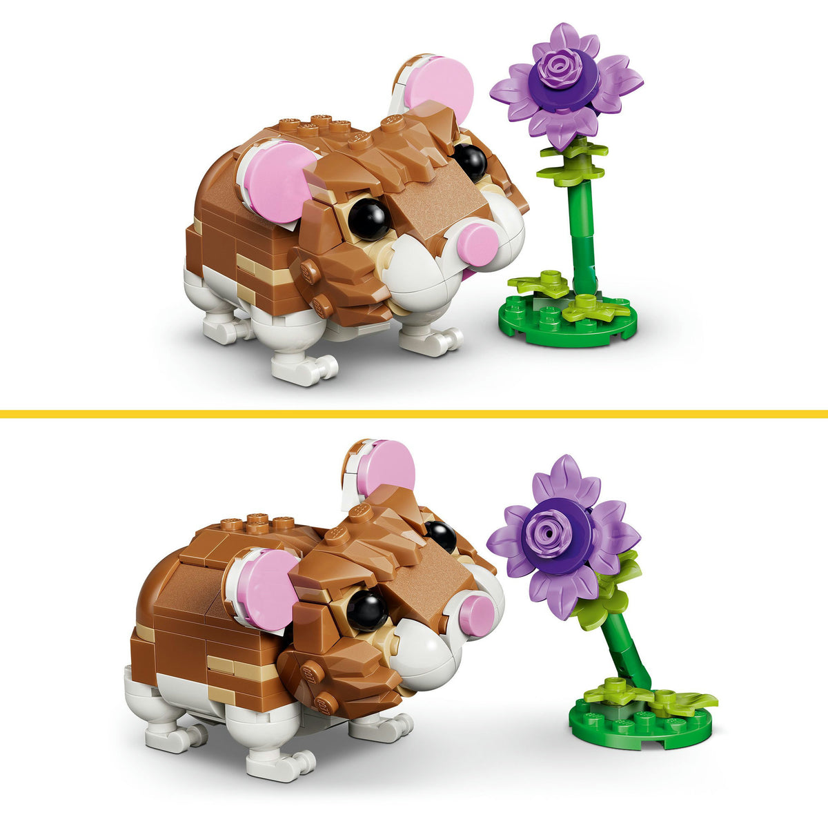 Lego ® creator 3in1 simpatico criceto con fiore - 31376